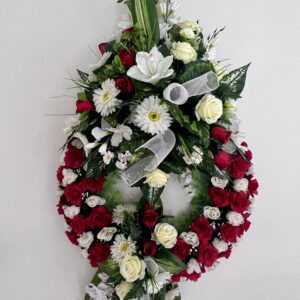 Couronne L rouge 70×140 cm