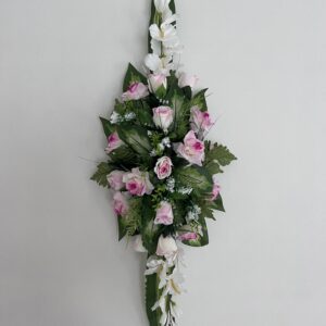 Coussin allongé rose – 30×100